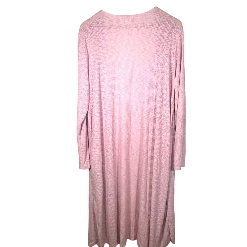 LuLaRoe Sarah Duster Cardigan with Pockets Light Pink Size Large - Picture 3 of 6